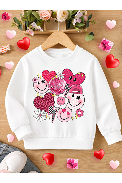 Cevval Children's Crew Neck Printed Sweatshirt