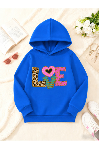 Cevval Children's Hooded Printed Sweatshirt