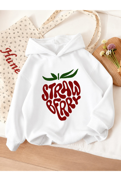 Cevval Children's Hooded Printed Sweatshirt