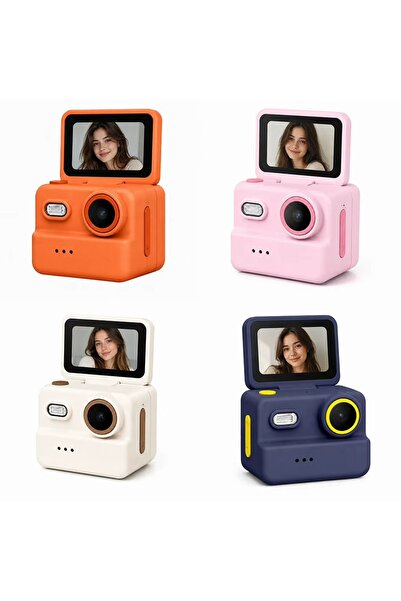 beemen M01 Retro Mini Dijital Kamera 1080P Video 1.47 İnç 180° Açılır Ekran 16X Dijital Zoom LED Işık Selfie Vlog Kamera