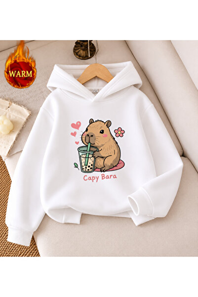 Cevval Children's Hooded Printed Sweatshirt