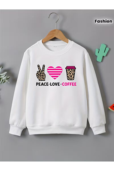 Cevval Children's Crew Neck Printed Sweatshirt