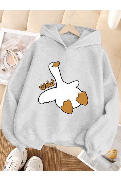 Cevval Children's Hooded Printed Sweatshirt