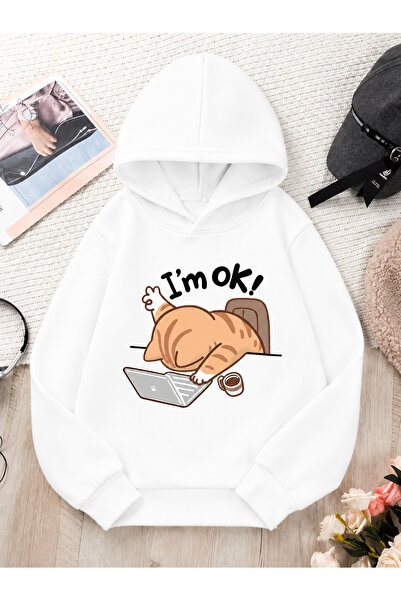 Cevval Children's Hooded Printed Sweatshirt