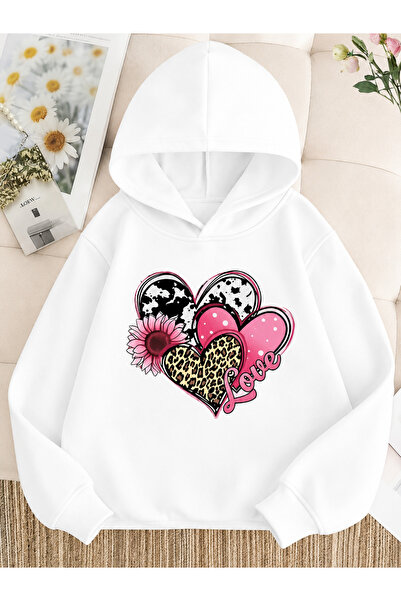 Cevval Children's Hooded Printed Sweatshirt