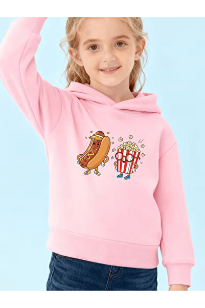 Cevval Children's Hooded Printed Sweatshirt