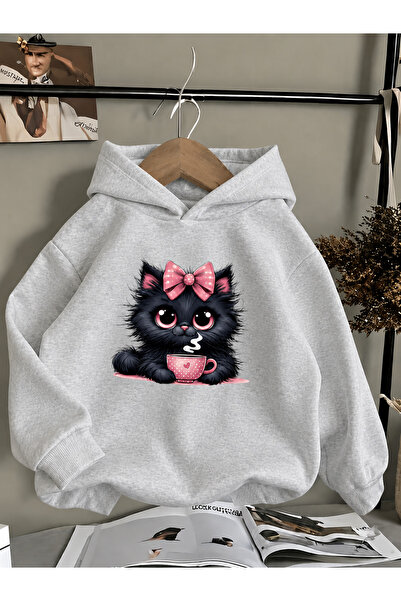 Cevval Children's Hooded Printed Sweatshirt