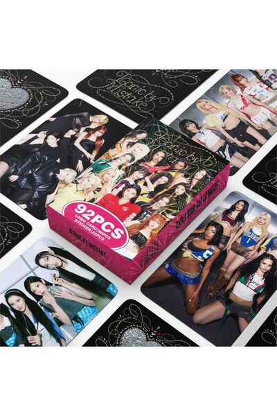 Kpop Dünyasi ICONIC BY MISTAKE Çift Yön Baskılı Lomo Card Seti (60 Pcs)