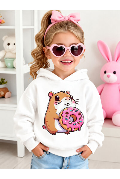 Cevval Children's Hooded Printed Sweatshirt