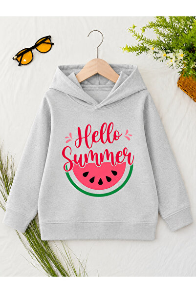 Cevval Children's Hooded Printed Sweatshirt