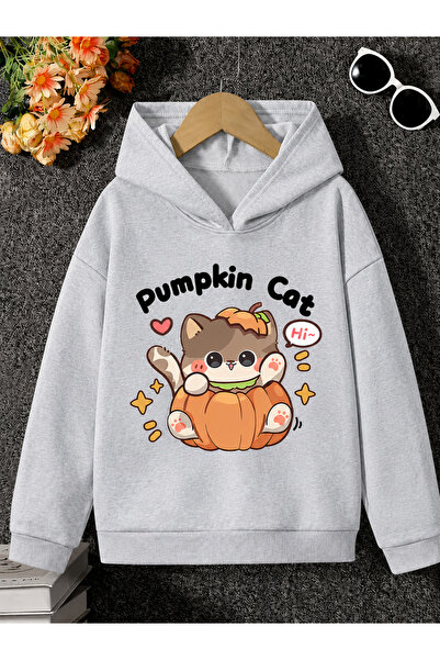 Cevval Children's Hooded Printed Sweatshirt