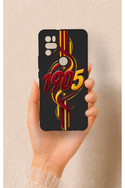 Vip Case Omix X300 Compatible Yellow Red Ivy Patterned Silicone Case