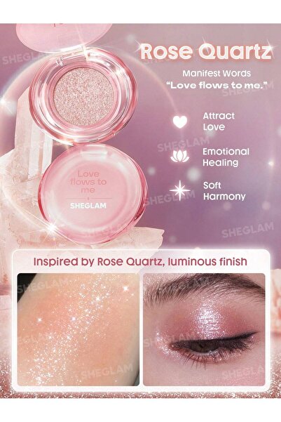 SHEGLAM Crystal Intentions Manifesting Glow Glitter Eyeshadow _ Crystal Inten...