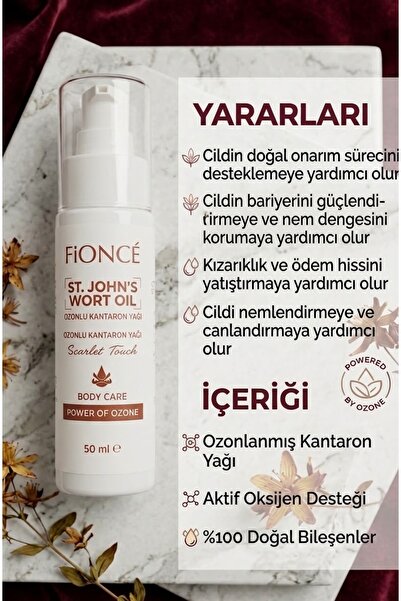 St. John’s Wort Ozonlu Kantaron Yağı 50 ml – Vücut Bakım Yağı