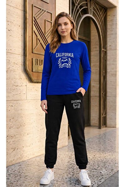 CLOTHES33 Zero Collar Sweat Suit 2-Piece Combination Winter Shardoon Californ...