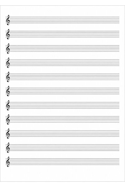 Scholl CAIET STUDENȚESC DE MUZICA A4 100 FILE (200 PAGINI) COPERTI CARTON PRINDERE CU SPIRALA