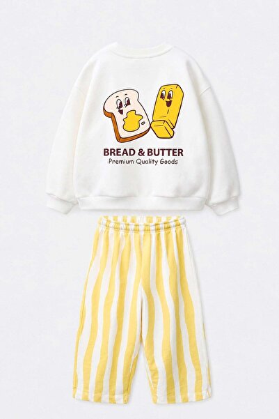 daisydolly Unisex Cotton Plain Suit with Stripe Detail