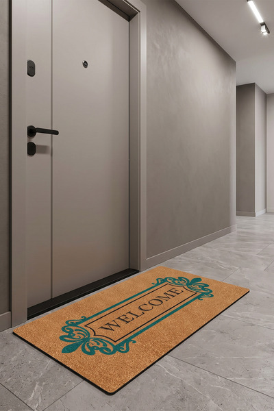 tropikal home سجادة أمام الباب مضادة للانزلاق، سجادة زخرفية للمنزل والمكتب، مقاس 45x70 سم