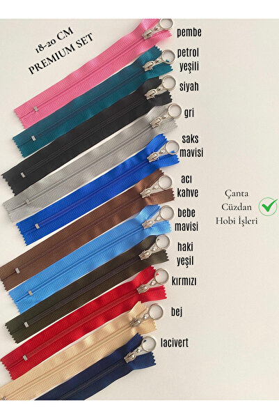 seyranat 11 Adet, Çanta, Cüzdan, Hobi İşleri İçin Karışık Renkli, Premium Fer...