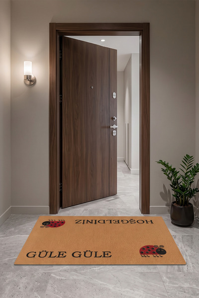 tropikal home سجادة أمام الباب مضادة للانزلاق، سجادة زخرفية للمنزل والمكتب، مقاس 45x70 سم