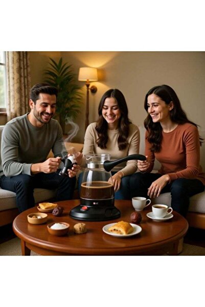 DLC ماكينة صنع القهوة التركية سعة 500 مل، 600 واط، وعاء قهوة كهربائي - تصميم تقليدي، تسخين سريع، سهل الاستخدام والتنظيف