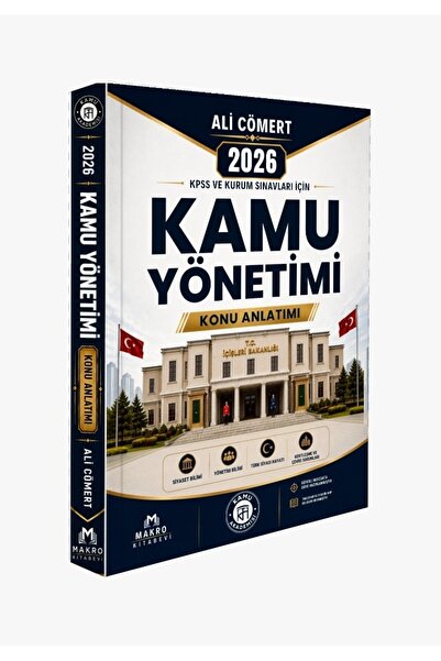 Makro Kitabevi Yayınları Makro Kitabevi 2026 Baskı KPSS Kaymakamlık Kamu Yöne...