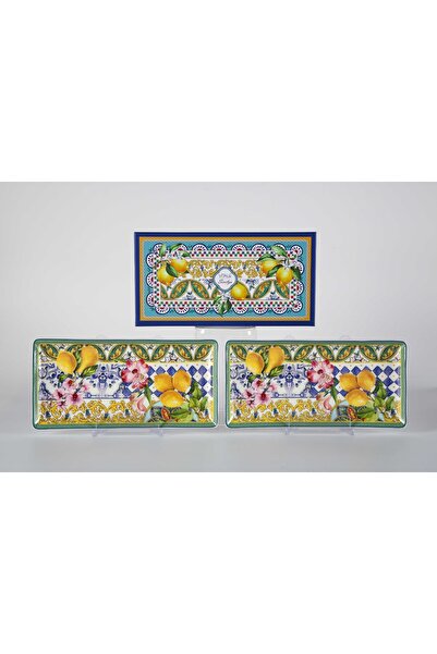 Vital Vitale Nature Sicily Baton Serving Plate Double Set 27 cm