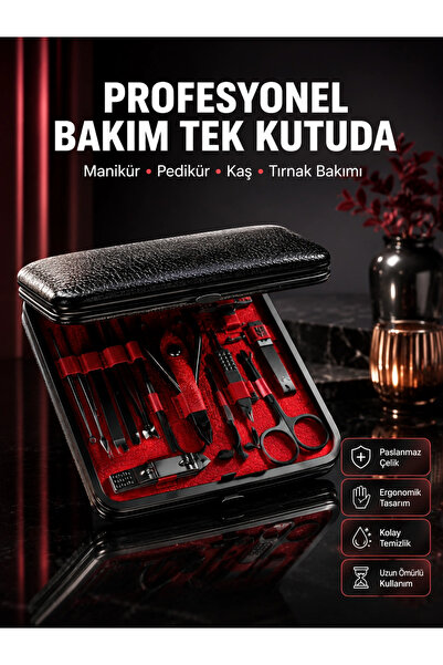 SORA GROUP Black Anti-Slip Technology Hand and Foot Care Set New Generation