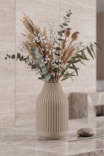 Lumense Sakura Modern Dekoratif Vazo & Çiçeklik - İskandinav Tarzı Bohem - Pl...
