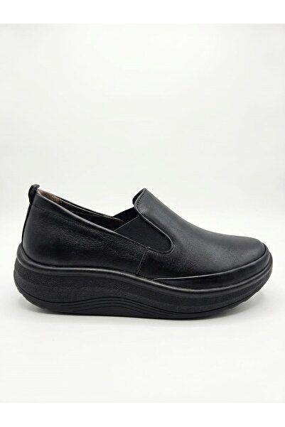 Ceyo Women's Genuine Leather Phylon Filling Orthopedic Sole Daily Comfort Shoes