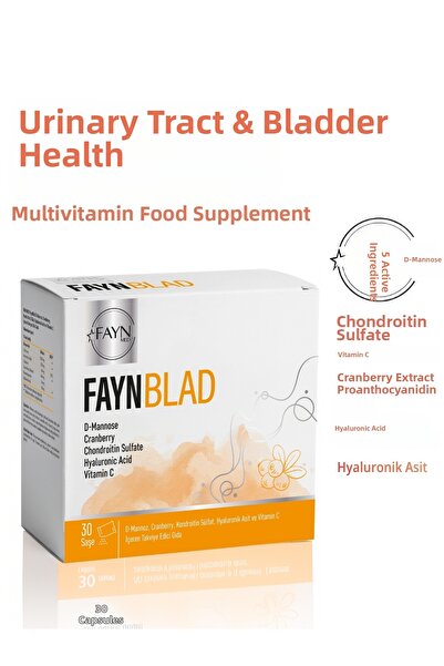 FAYNMED Faynblad D-Mannose Cranberry Chondroitin Sulfate and Hyaluronic Acid ...