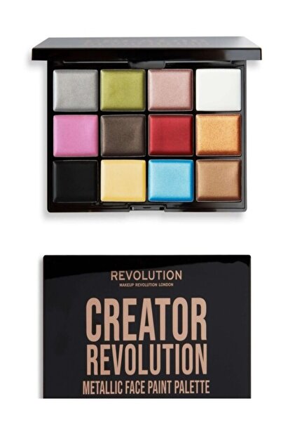 Relove by Revolution Creator SFX Metalik Yüz ve Göz Boyası Far Paleti kremsi / yağ bazlı (cream/paint)