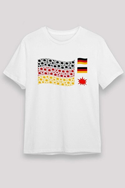 Darkhane Germany Flag Interpretation Printed T-Shirt
