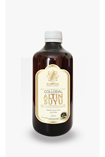 Milenyum Gold Ormus Kolloidal Altın Suyu Nano Altın Hidrosolü 300 PPM 500 ml