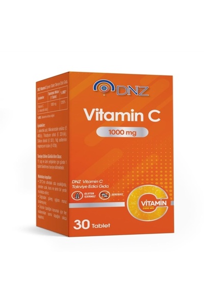 DenizPharma Dnz Vitamin C 1000 Mg 30 Tablets