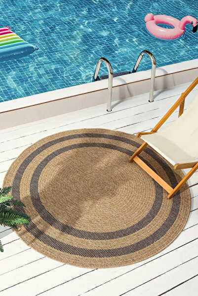SEYRAN HALI İNDİA Sisal Halı Oval ve Yuvarlak Doğal Dokulu Modern Tasarım Sal...