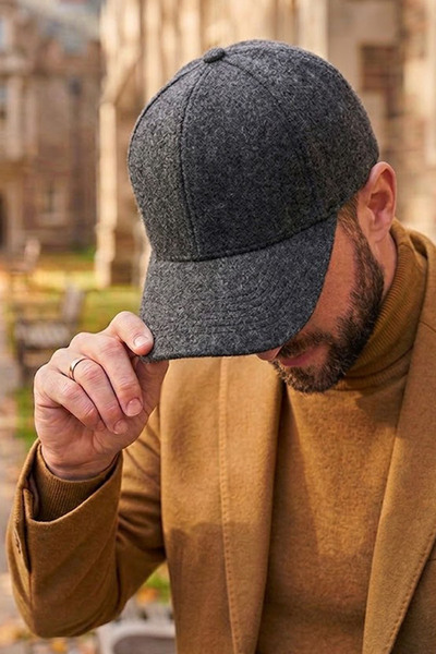 Ritagarcia Unisex Premium Cashmere Fabric Winter Baseball Cap Adjustable Brim...