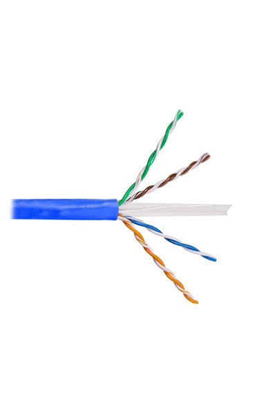 KEEPRO Cat6 Internet Network Cable Rj45 Ethernet Cable Blue Cable 50m