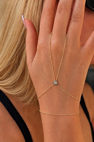 GONESSA Nazar Boncuk Anti-Tarnish Steel Shahmeran Bracelet