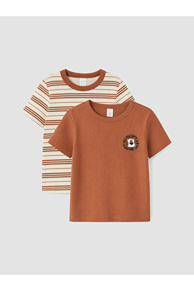 LC Waikiki Two Mt Shop Quality Oval Collar Baby Boy T-Shirt