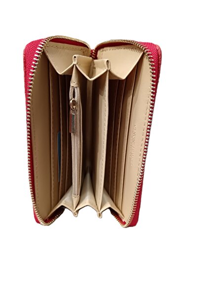 Adrada Women's Leather Wallet - TEG_DIV PINA rosso Red