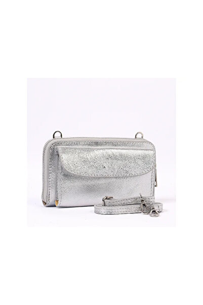 Adrada Women's Leather Wallet - Div. melita, argent Silver