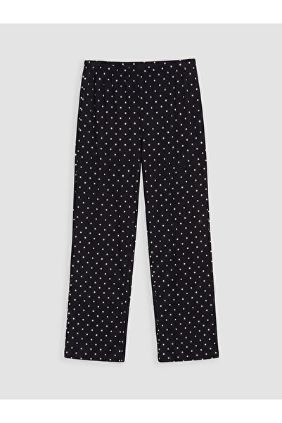 LC Waikiki Nevavm Polka Dot Women's Pajama Bottoms with Elastic Waist