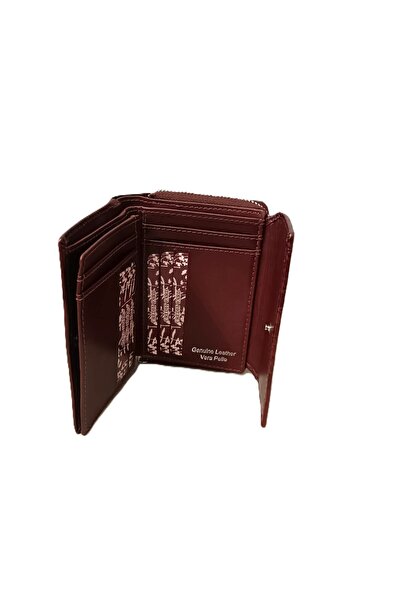 Adrada Women's Leather Wallet - TEG_DIV BV002 burgundy