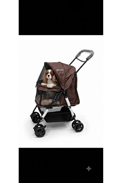 gempets Gem Pets Kedi ve Köpek Arabası kod:Sp02xk- Kahverengi
