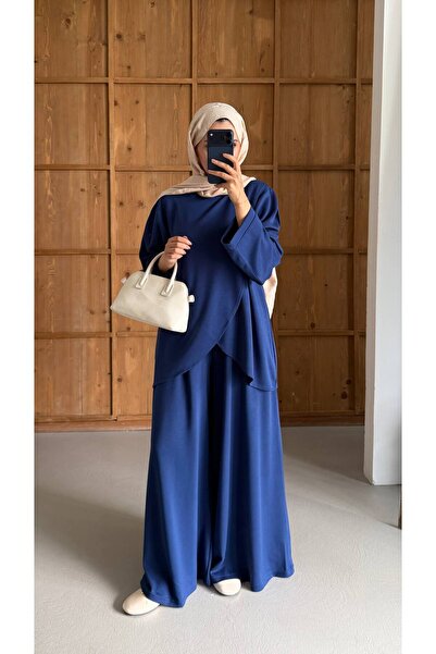 Bliss Women's Hijab Double Set, Loose Tunic, Loose Trousers, Suitable for Dai...