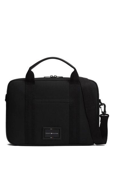 Tommy Hilfiger Siyah Erkek Laptop Çantası TH FOUNDATION COMPUTER BAG