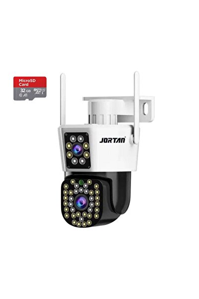 Jortan Surveillance Camera, JT-8293, WiFi, Dual, PTZ 355°, 2 Lenses, IP66, Bi...
