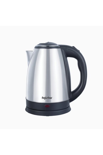 fujistar غلاية كهربائية من الفولاذ المقاوم للصدأ سعة 1.8 لتر، فولاذ 201، غطاء...