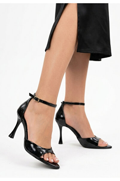 NESSİMO Black Patent Leather High Heels